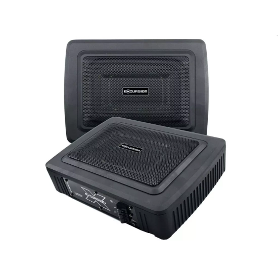 Excursion PX-US79 2 pasywne subwoofery pod siedzenia samochodowe z głośnikami 7x9 cali - 150/500W, 3ohm, metalowe obudowy zamkniete dla prawej i lewej